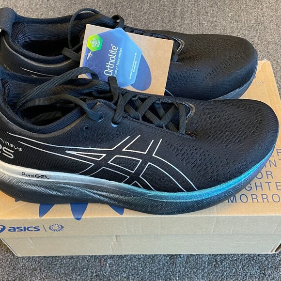 ASICS Gel Nimbus 25 Platinum (NEW) US Mens 8.5 - Picture 3 of 7